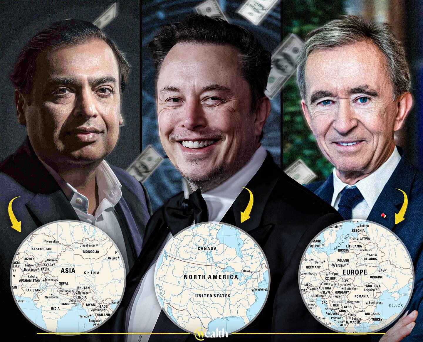 The Richest People Across Continents – From Billions to Beyond
