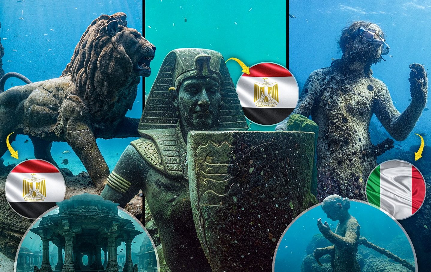 Sunken Cities That Still Tell Their Stories 🌊