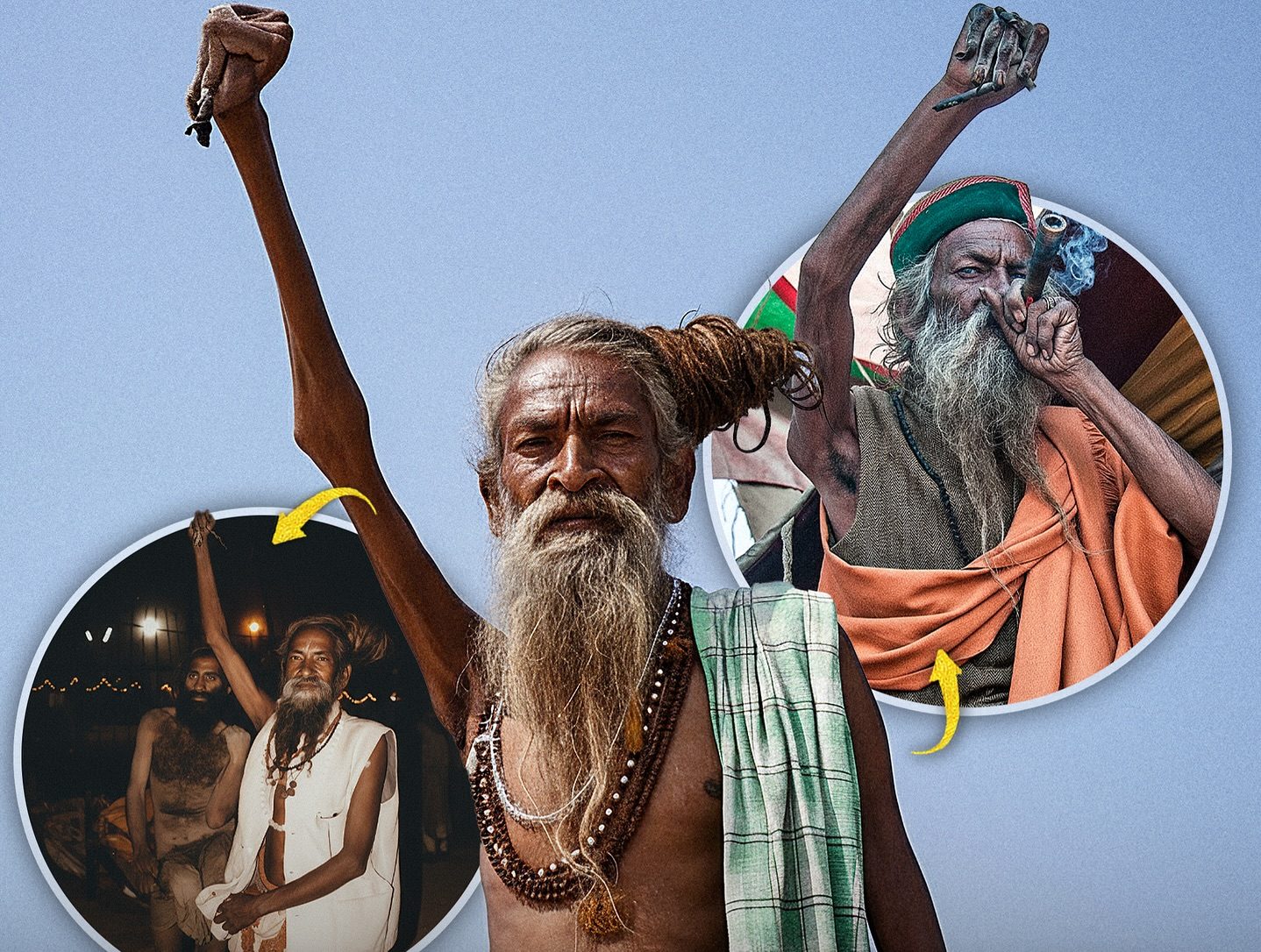 Man Who Kept His Arm Raised for 52 Years