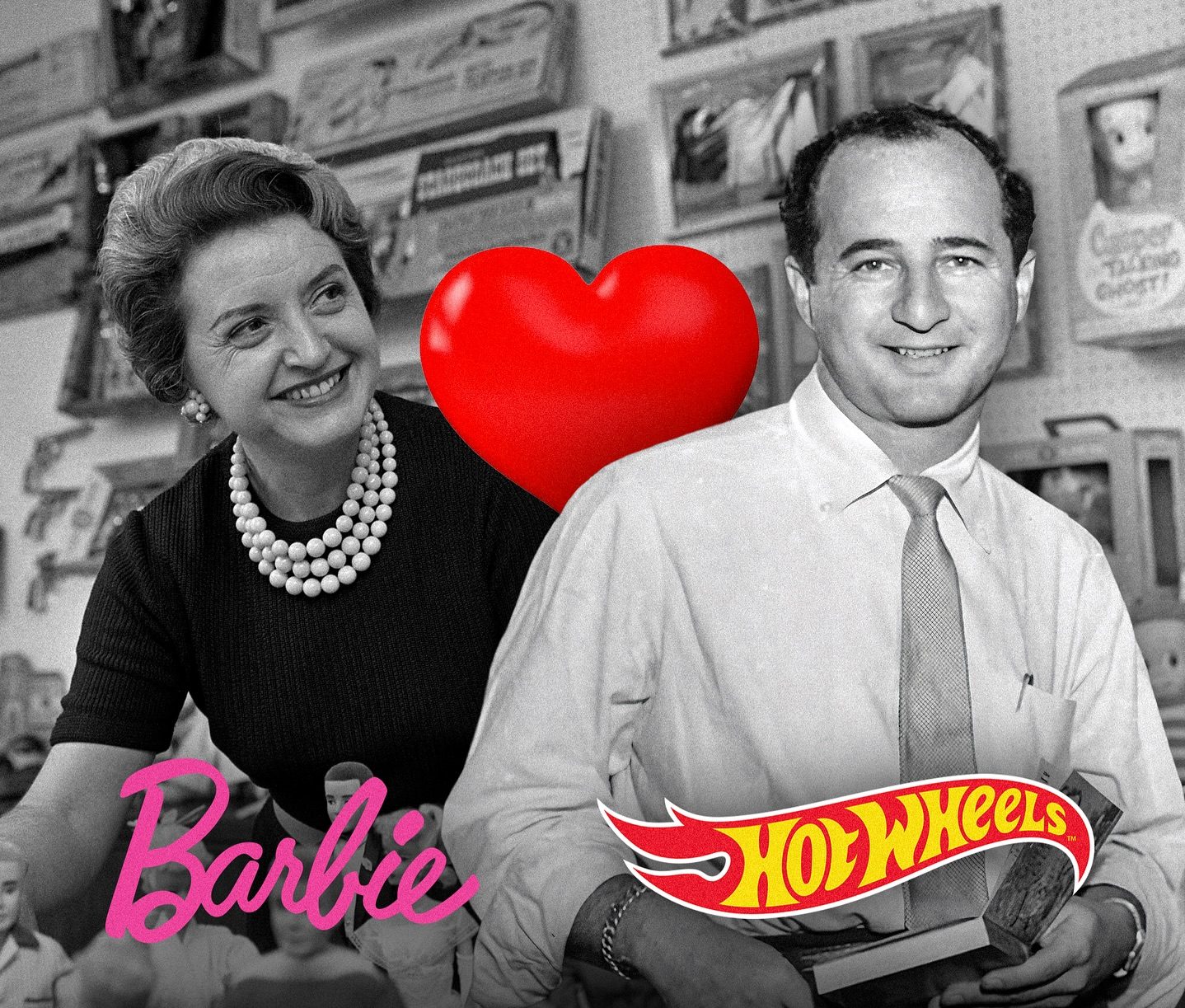 The Hidden Love Story Behind Barbie and Hot Wheels ❤️